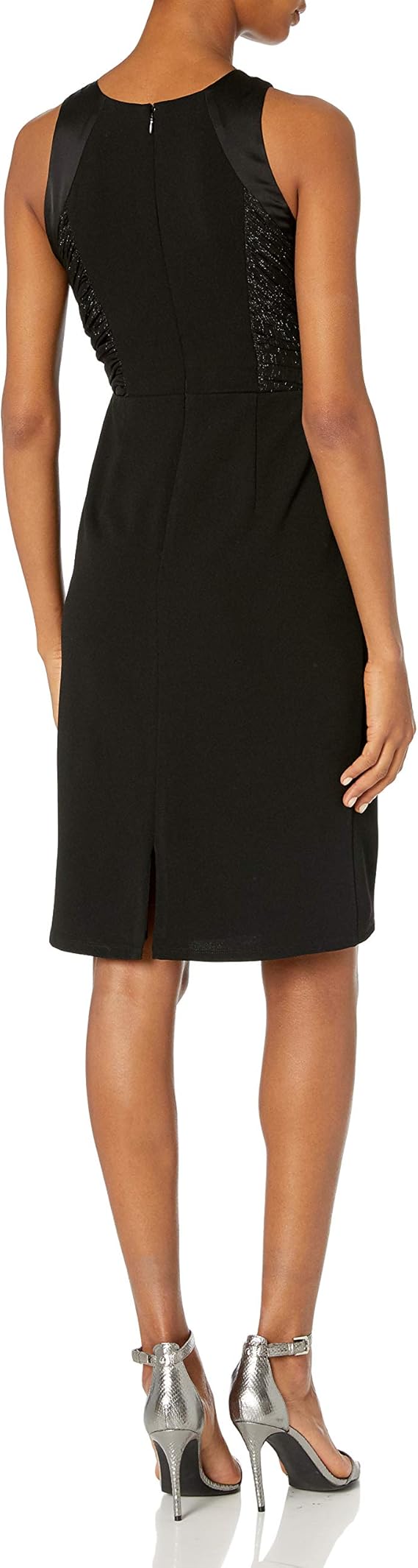 Halston Heritage Women's Pencil Ruched Detail Dress