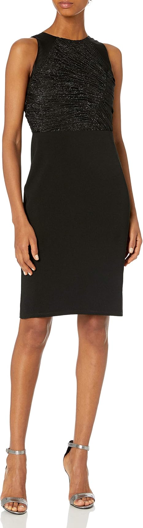 Halston Heritage Women's Pencil Ruched Detail Dress